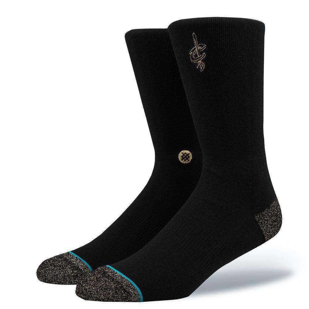 Stance Socks Cleveland Cavaliers Stance NBA Gold Trophy Crew Socks - Black