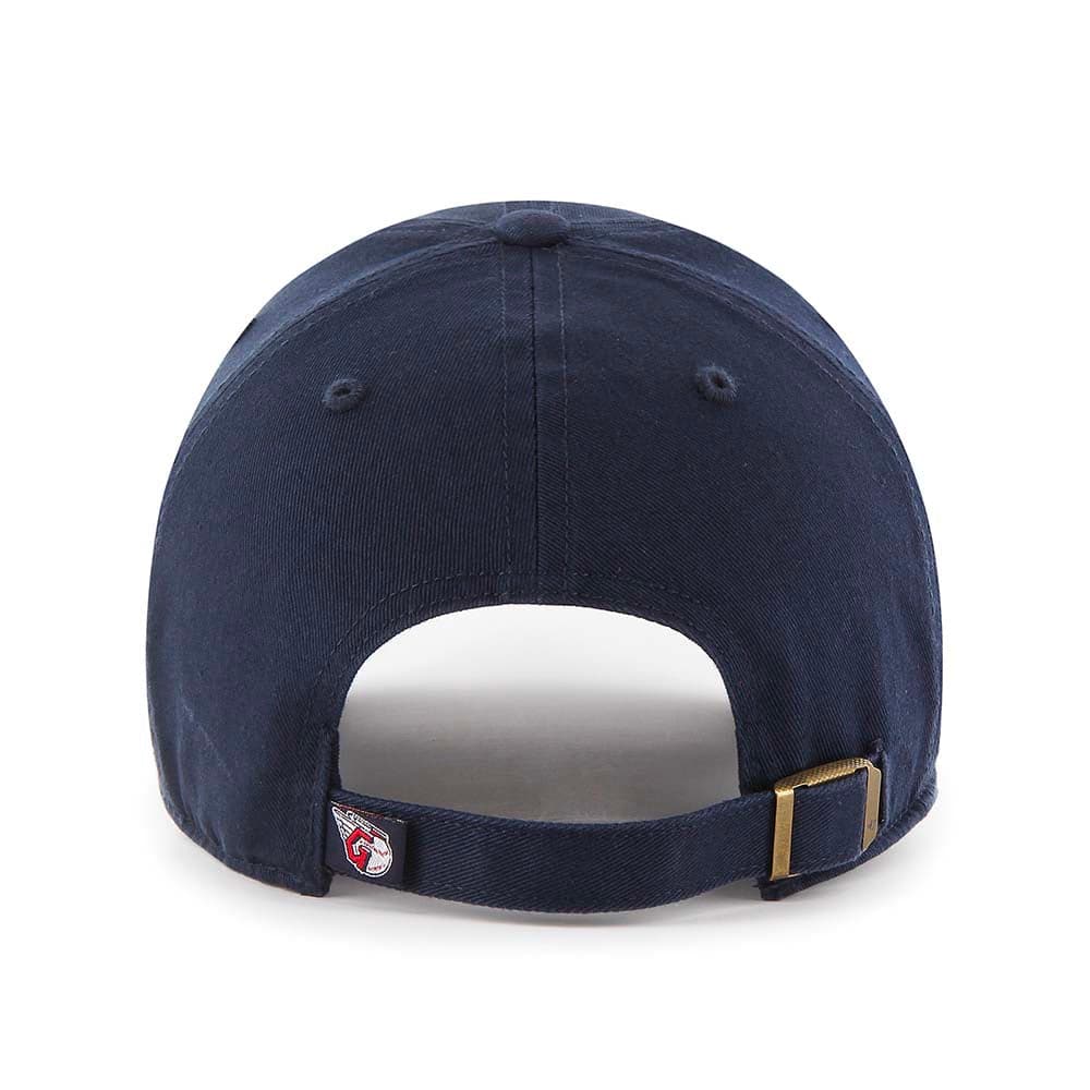 47 Brand Caps Cleveland Guardians '47 MLB Team Clean Up Strapback Hat - Navy