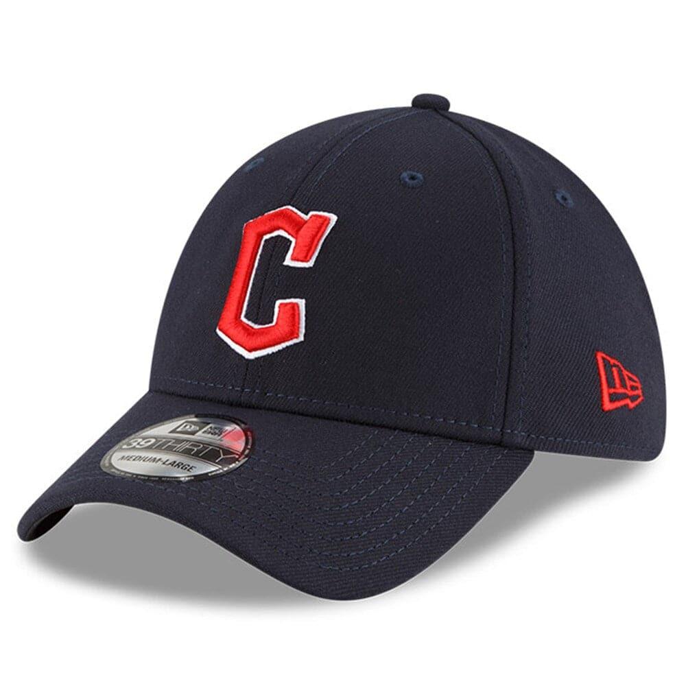 New Era Caps Cleveland Guardians New Era MLB Team 39THIRTY Stretch Fit Hat - Navy