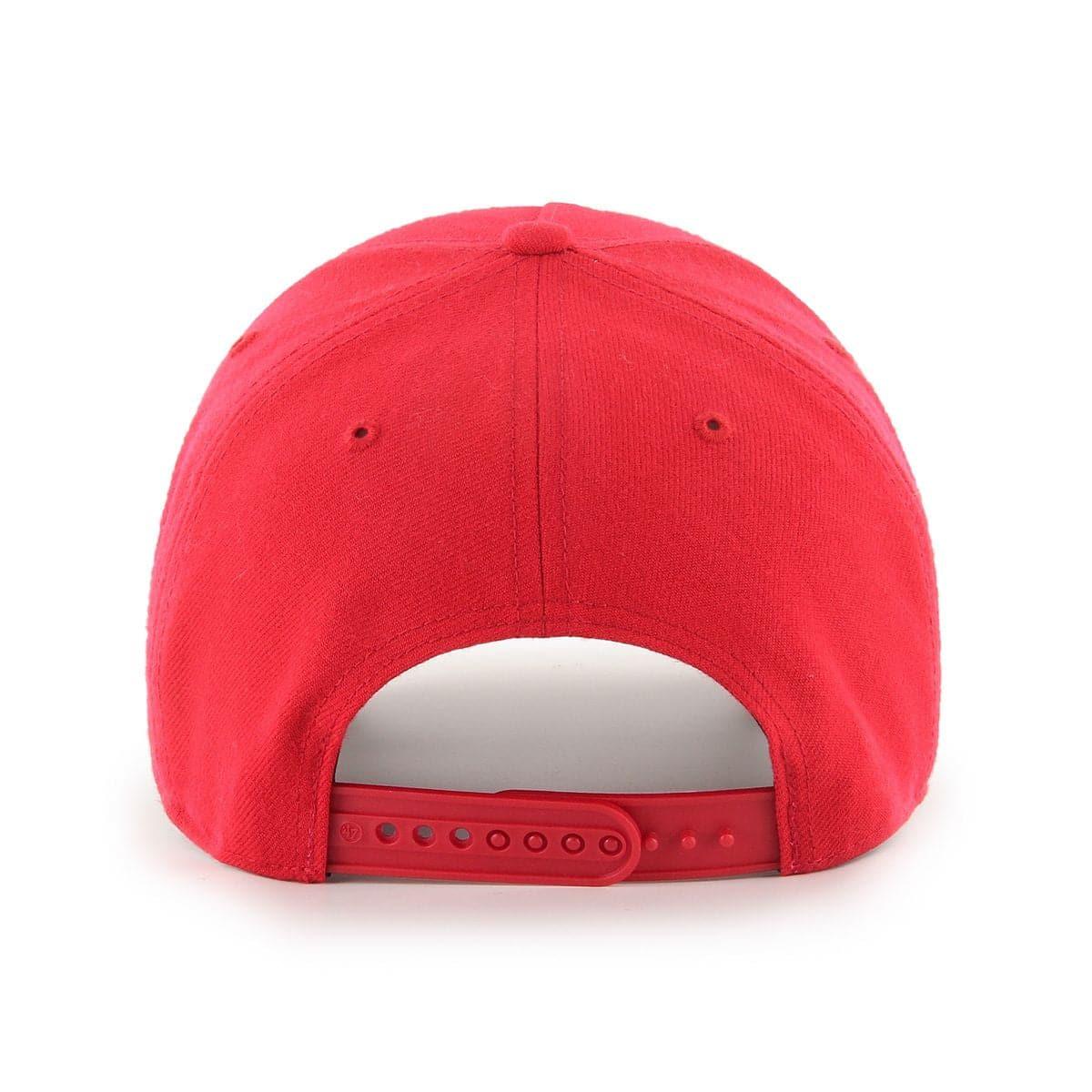 47 Brand Caps Cleveland Indians ‘47 MLB Team MVP DT Pinch Curve Snapback Hat - Red