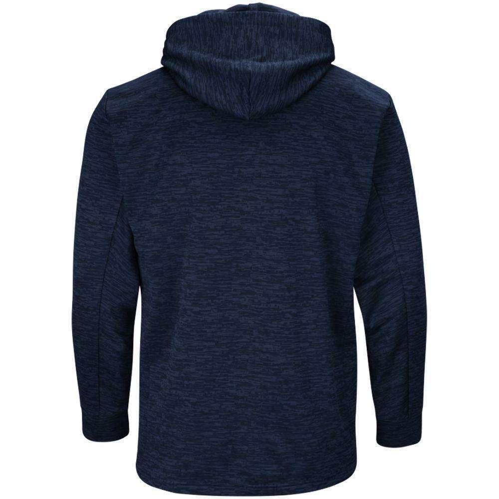 Majestic Athletic Jumpers Cleveland Indians Majestic MLB Authentic Team Drive Hoodie - Navy