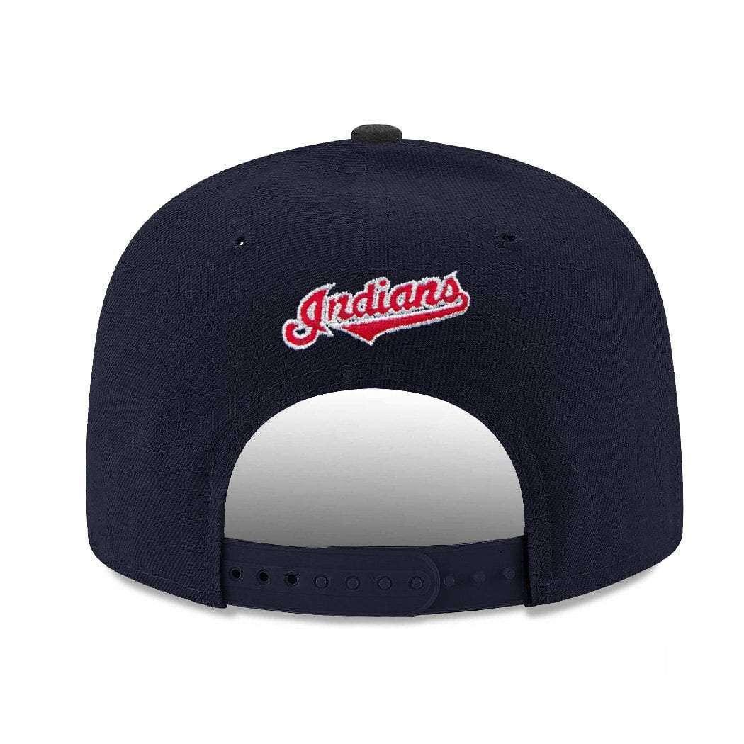 New Era Caps Cleveland Indians New Era MLB Team 9FIFTY Snapback Hat - Navy