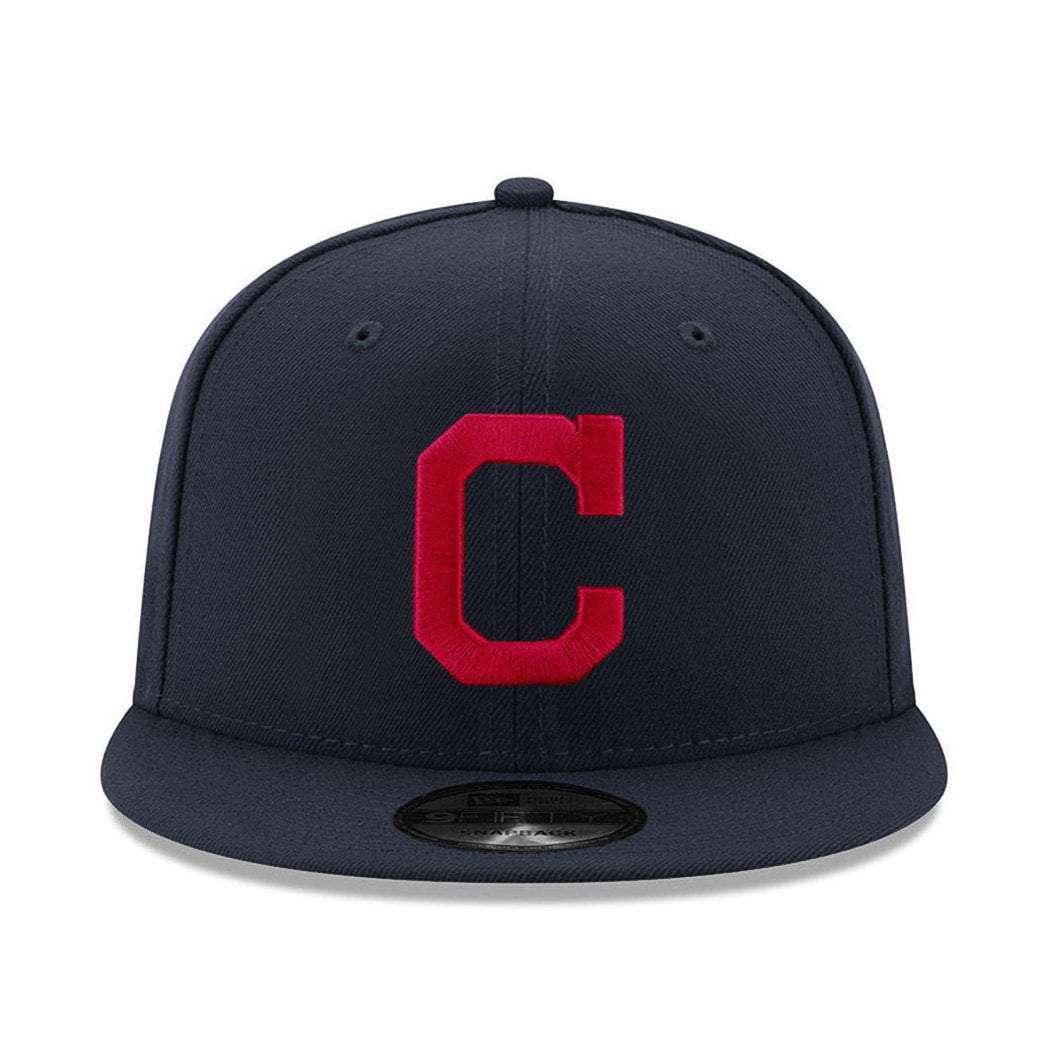 New Era Caps Cleveland Indians New Era MLB Team 9FIFTY Snapback Hat - Navy