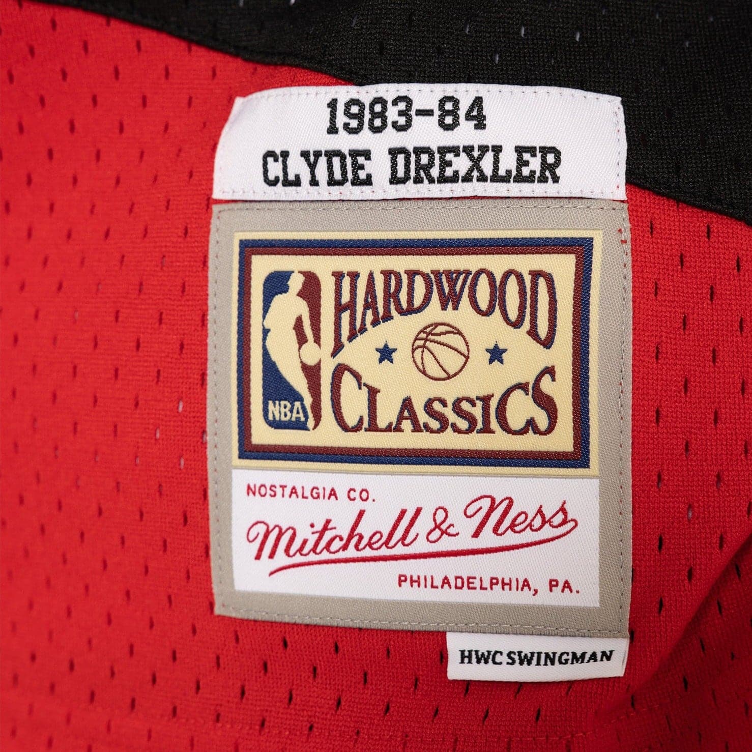 Mitchell And Ness Jerseys Clyde Drexler Portland Trail Blazers Mitchell & Ness NBA Swingman Jersey 83-84 - Red