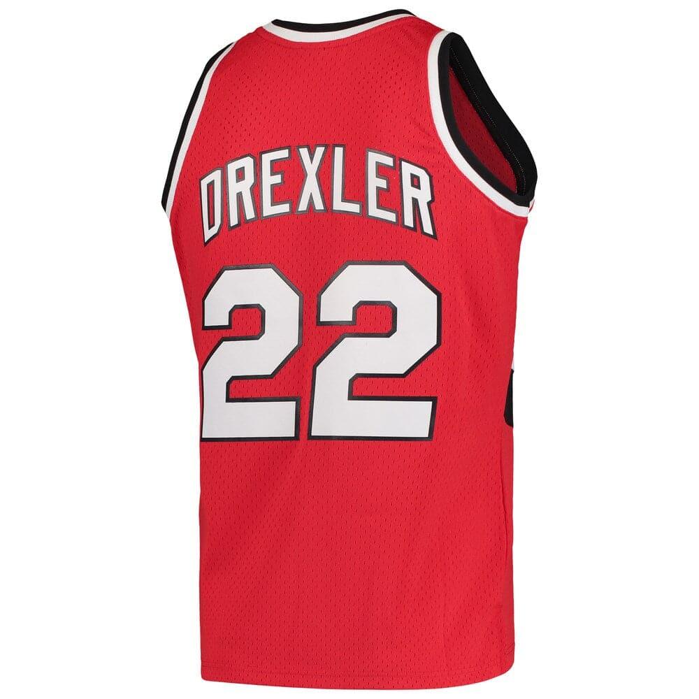 Mitchell And Ness Jerseys Clyde Drexler Portland Trail Blazers Mitchell & Ness NBA Swingman Jersey 83-84 - Red