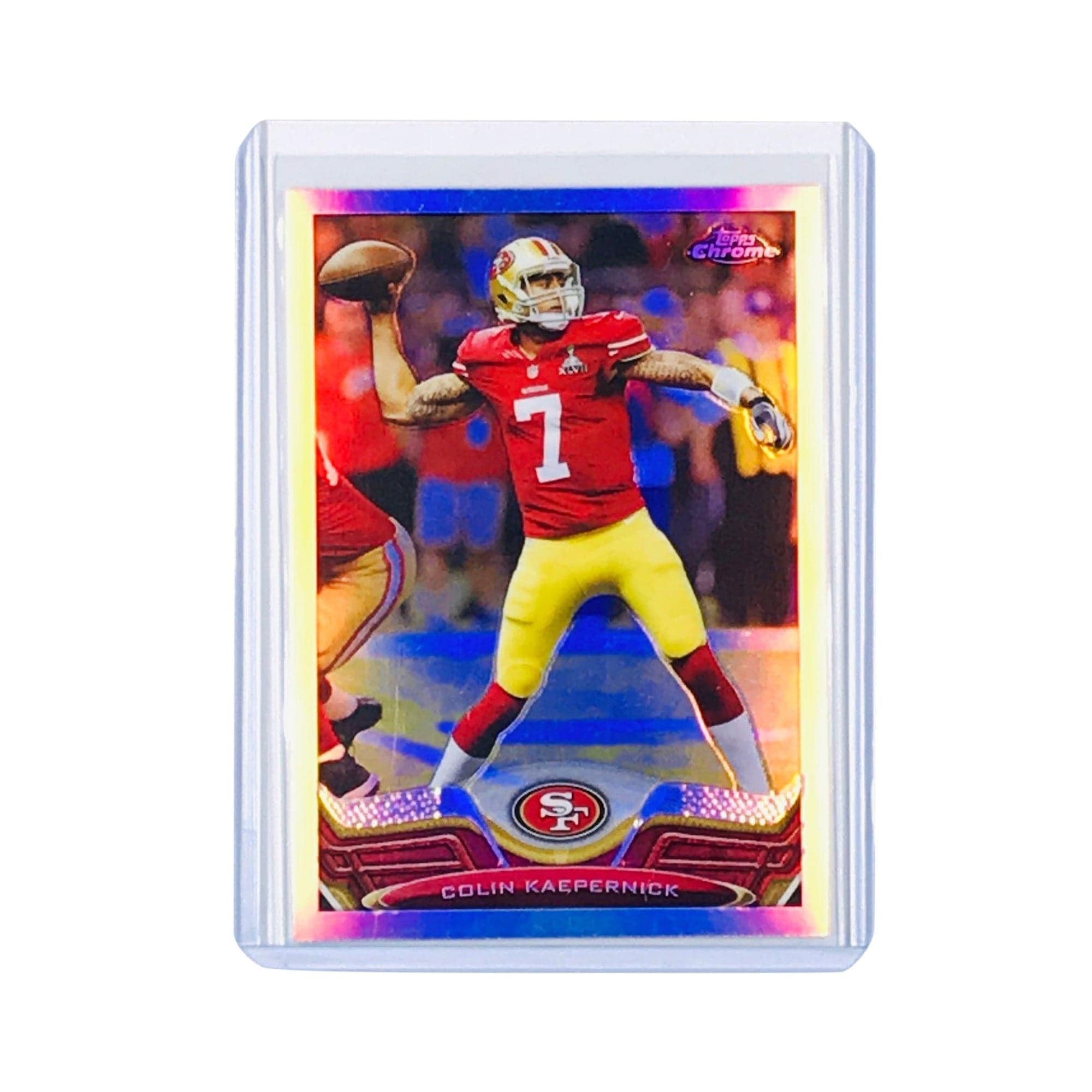 Panini Cards Colin Kaepernick San Francisco 49ers Topps Chrome 2013 NFL Silver Refractor Card