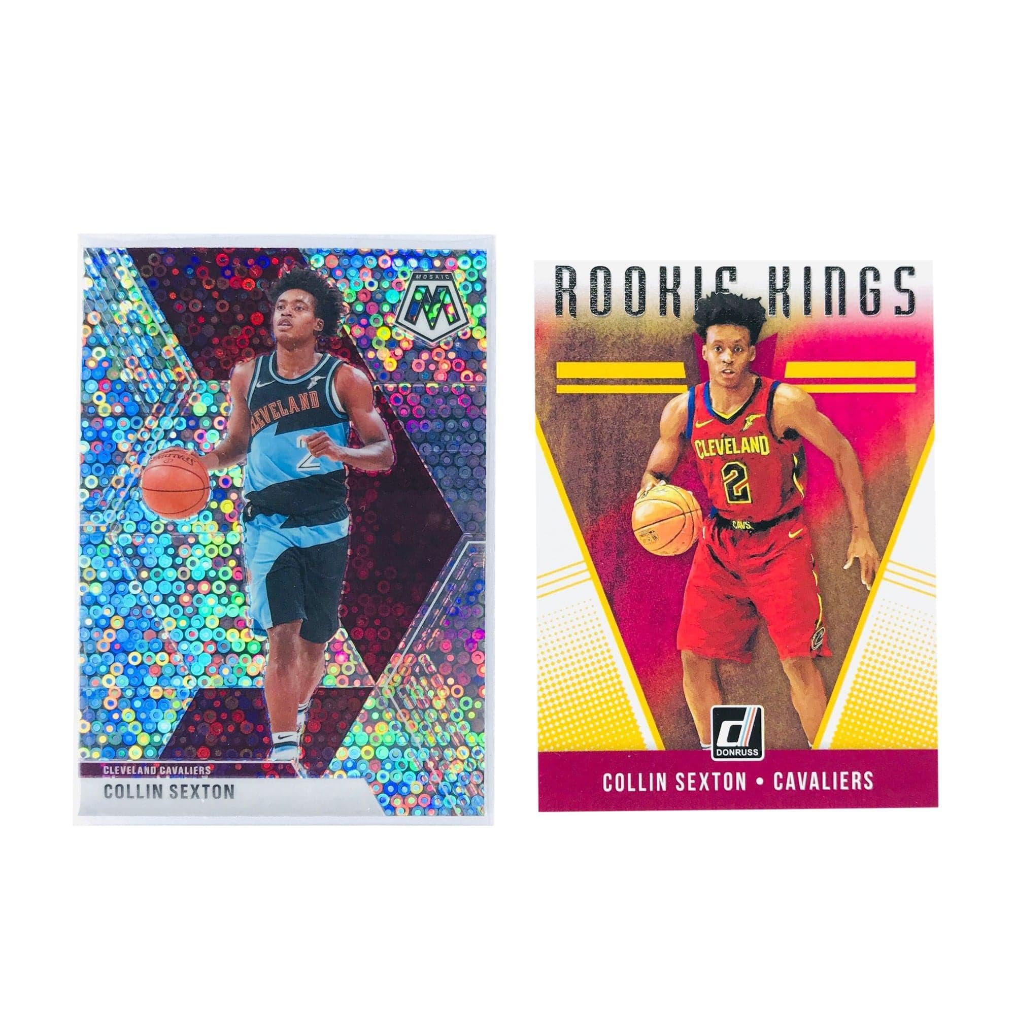 Panini Cards Collin Sexton Cleveland Cavaliers Panini NBA 2 Card Insert/Parallel Set