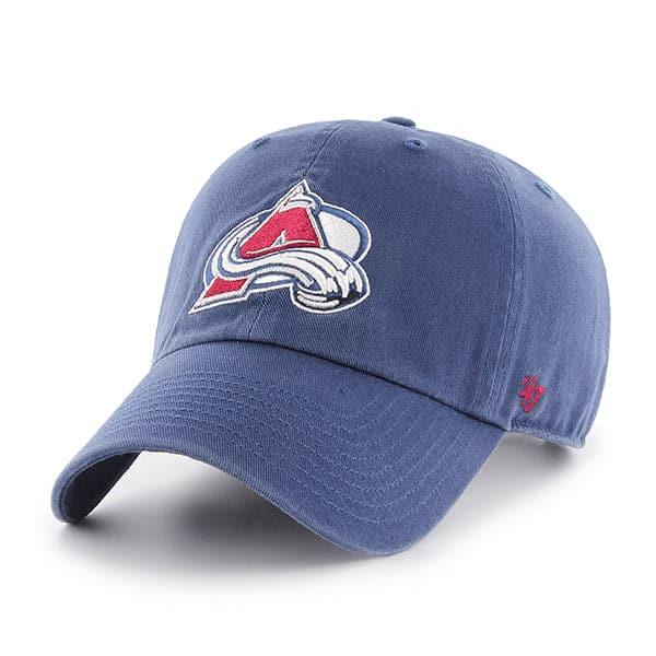 47 Brand Caps Colorado Avalanche ‘47 NHL Team Clean Up Strapback Hat - Light Navy