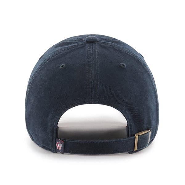 47 Brand Caps Columbus Blue Jackets '47 NHL Team Clean Up Strapback Hat - Navy