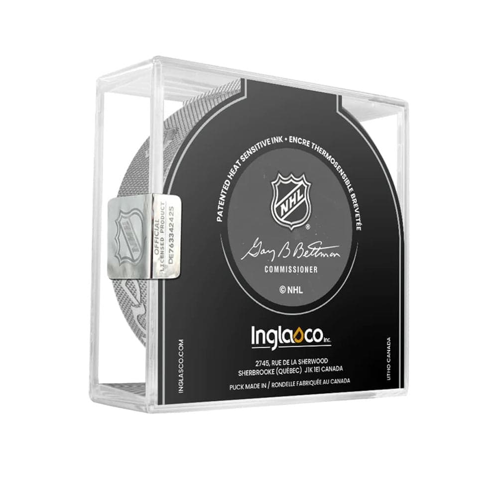 Inglasco Pucks Columbus Blue Jackets Inglasco NHL Official Team Hockey Puck In Cube