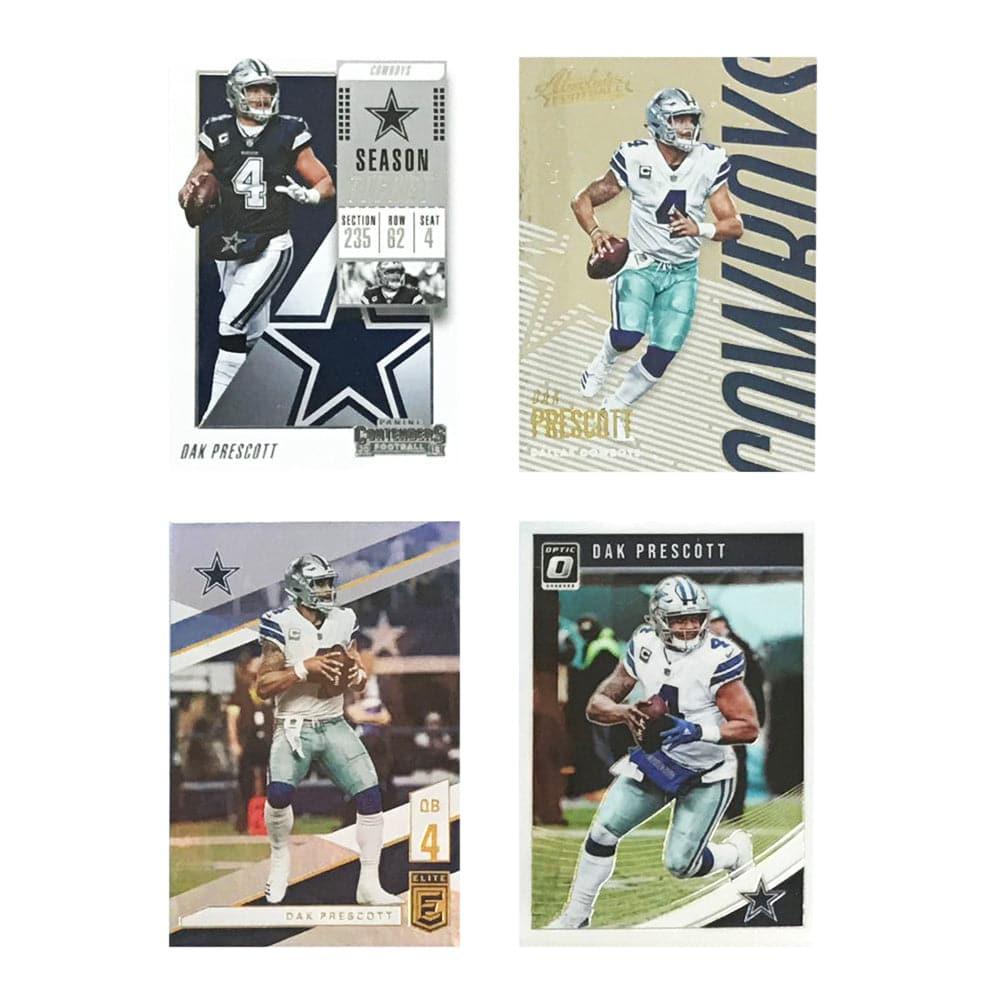 Panini Cards Dak Prescott Dallas Cowboys Panini NFL 4 Premium Card Set