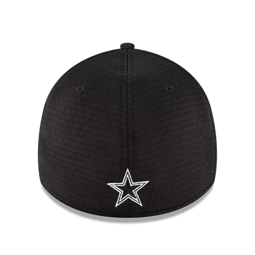 New Era Caps Dallas Cowboys New Era NFL 2020 Summer Sideline 39THIRTY Flex Fit Curve Hat - Black