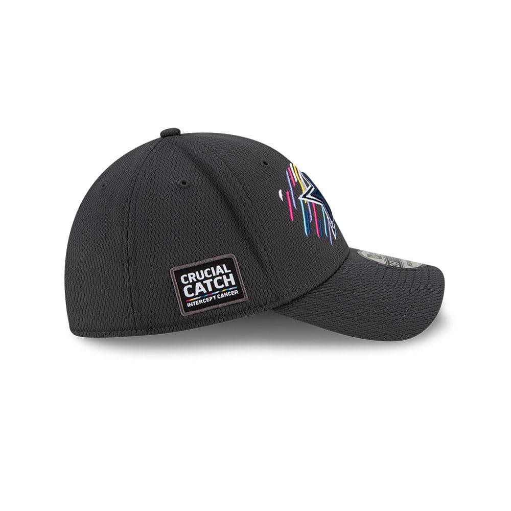 New Era Caps Dallas Cowboys New Era NFL 2021 Crucial Catch 39THIRTY Flex Fit Hat - Steel