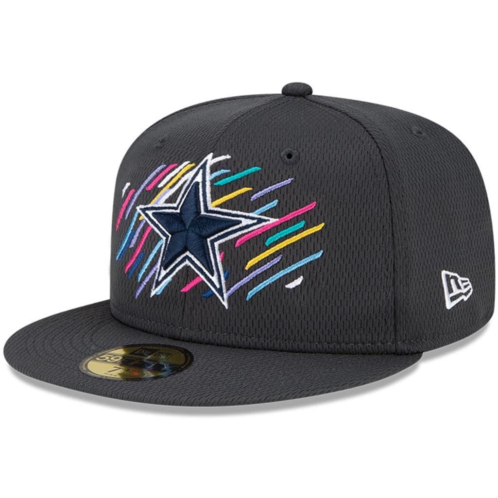 New Era Caps Dallas Cowboys New Era NFL 2021 Crucial Catch 59FIFTY Fitted Hat - Steel