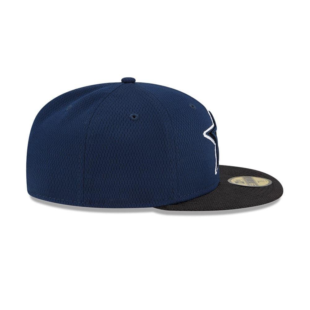 New Era Caps Dallas Cowboys New Era NFL 2021 Sideline Road 59FIFTY Fitted Hat - Navy