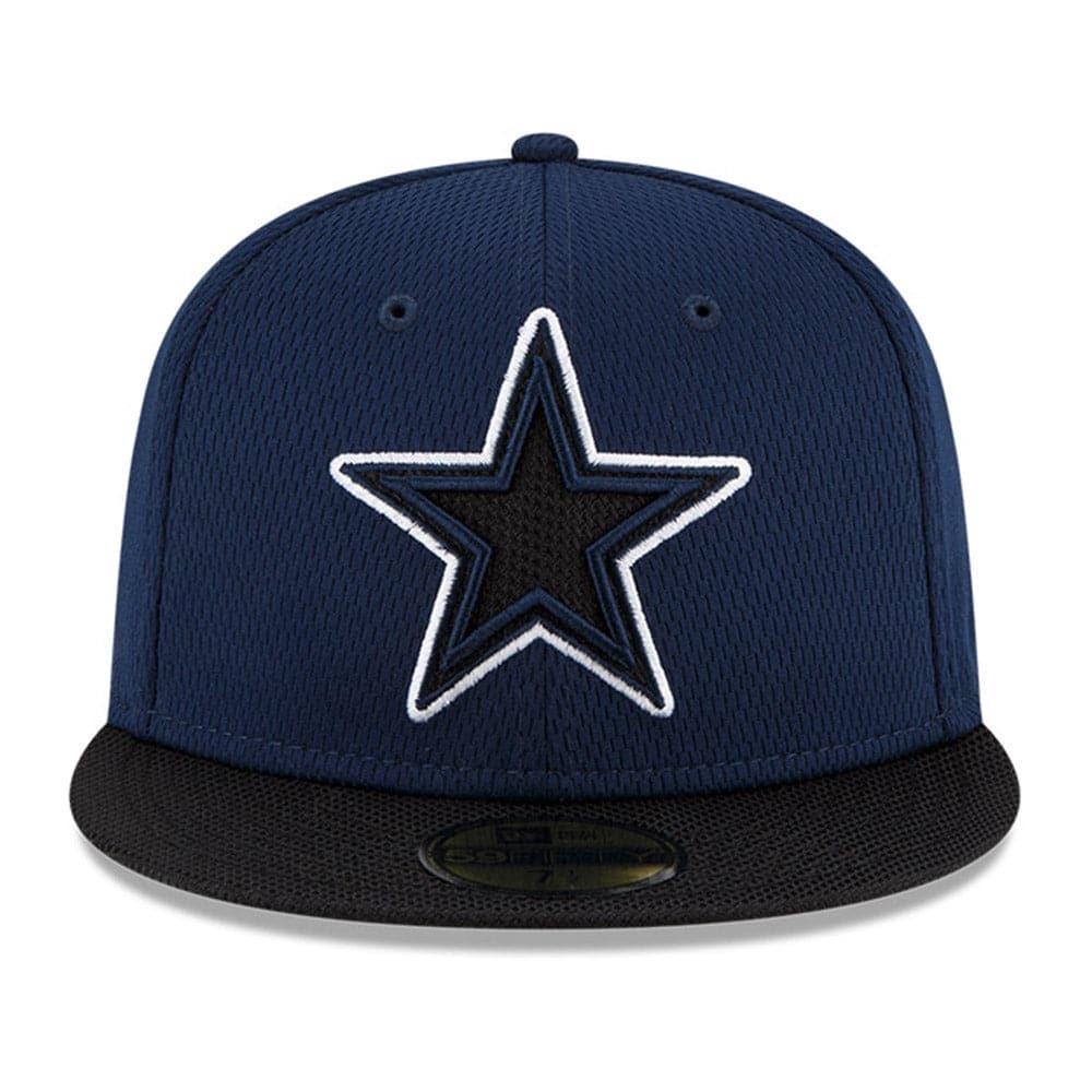 New Era Caps Dallas Cowboys New Era NFL 2021 Sideline Road 59FIFTY Fitted Hat - Navy