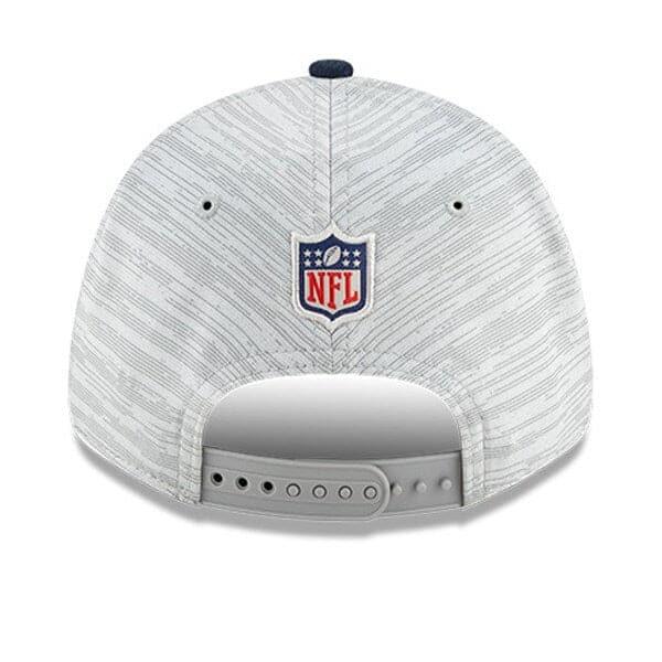 New Era Caps Dallas Cowboys New Era NFL 2021 Training Camp 9FORTY Curve Stretch Snapback Hat - Grey