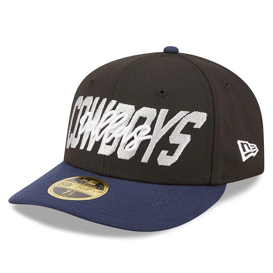 New Era Caps Dallas Cowboys New Era NFL 2022 Draft Low Profile 59FIFTY Fitted Hat - Black