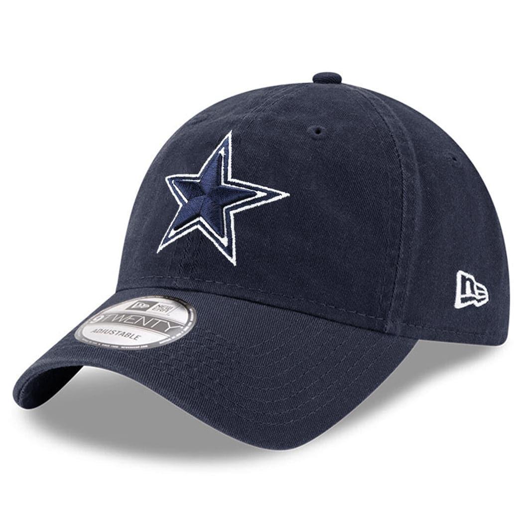 New Era Caps Dallas Cowboys New Era NFL Core 9TWENTY Curved Hat - Navy