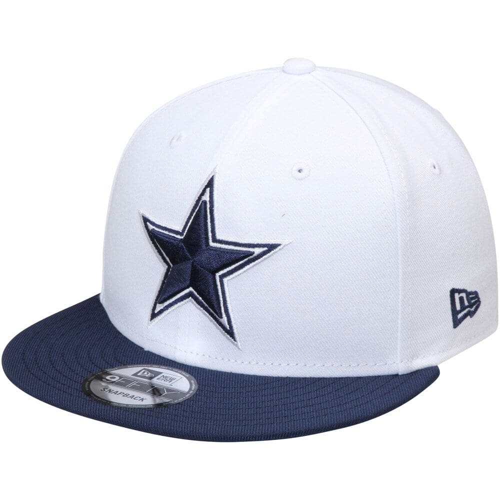 New Era Caps Dallas Cowboys New Era NFL Team 2 Tone 9FIFTY Snapback Hat - White