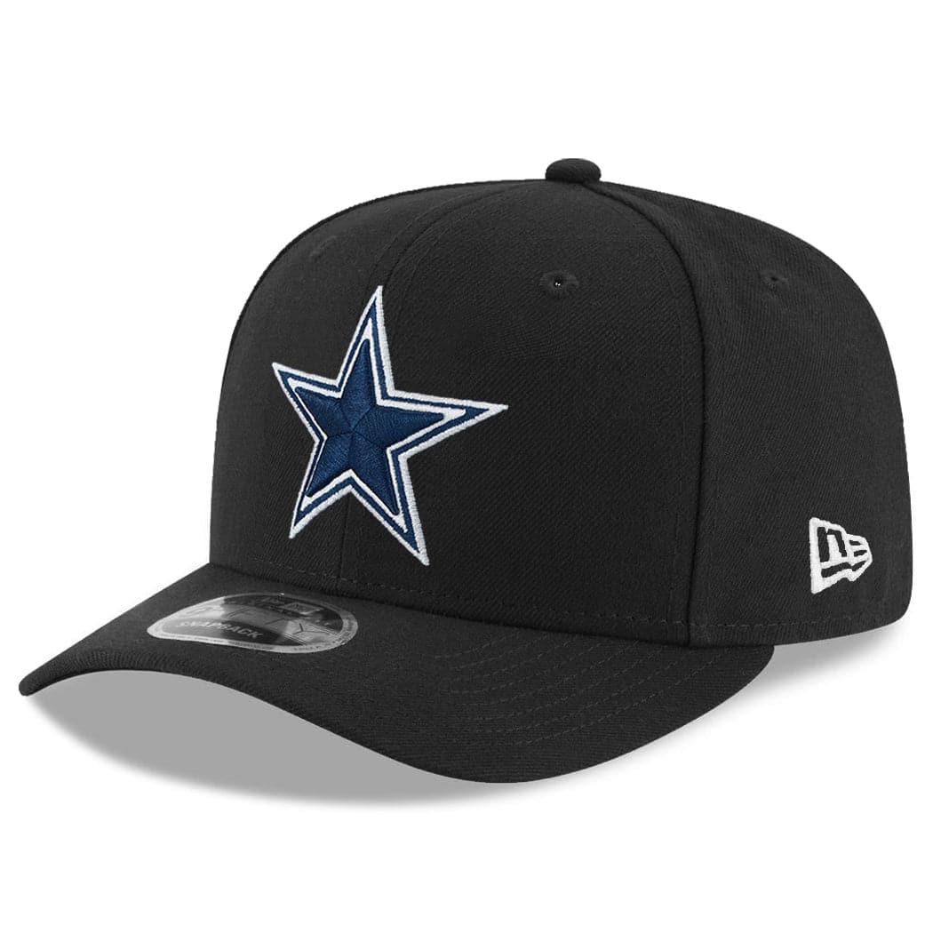 New Era Caps Dallas Cowboys New Era NFL Team Binder Pre-Curved 9FIFTY Snapback Hat - Black