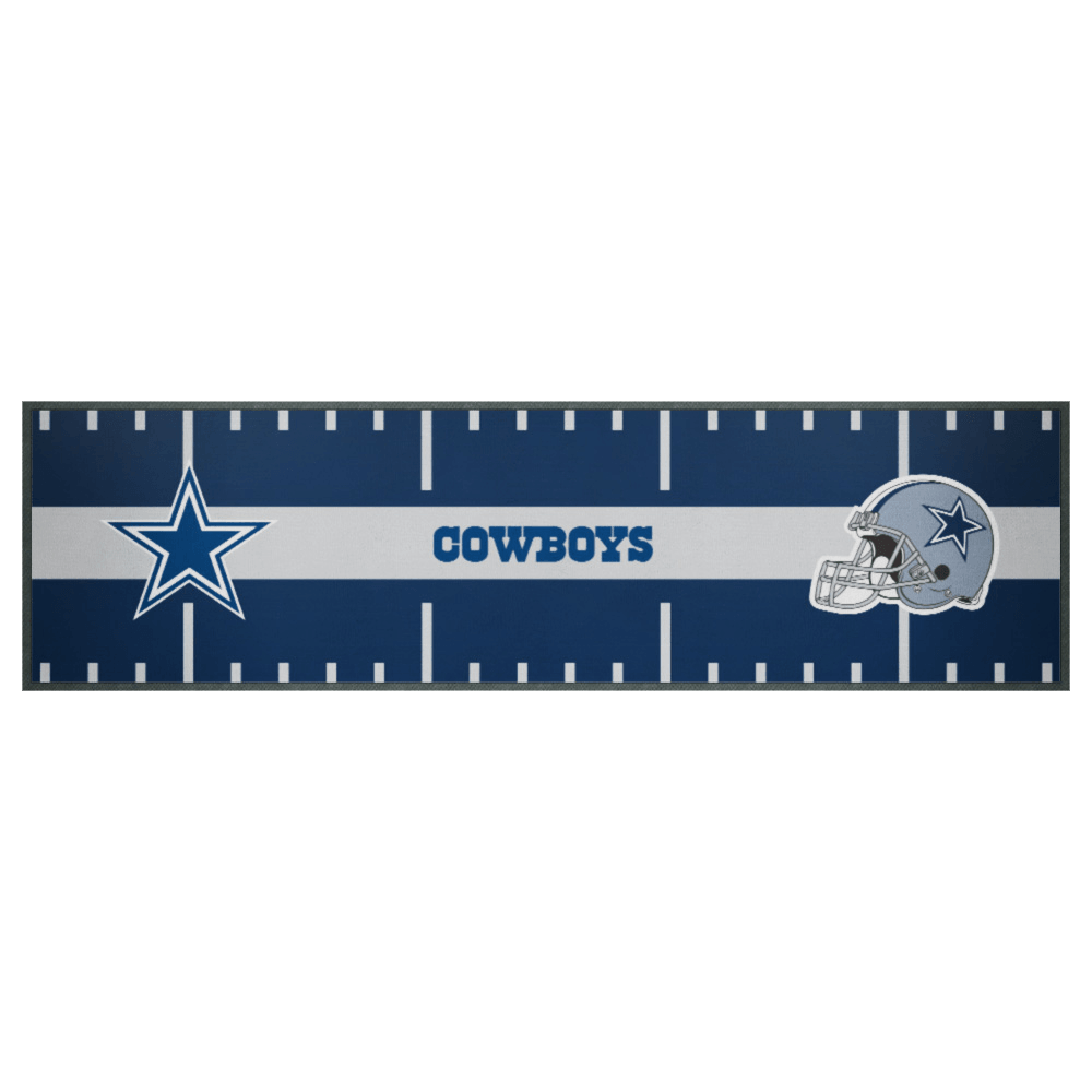 NFL Branded Accessories Dallas Cowboys NFL Team Field 90 x 25cm Bar Runner/Mat