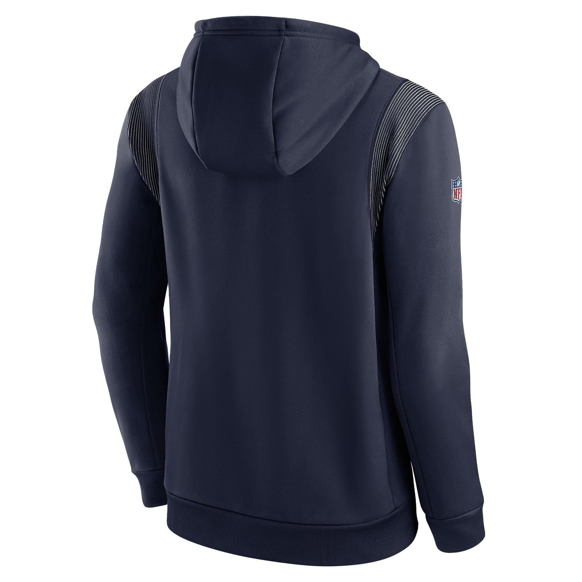 Nike Jumpers Dallas Cowboys Nike NFL Sideline Therma Hoodie Jumper - Navy