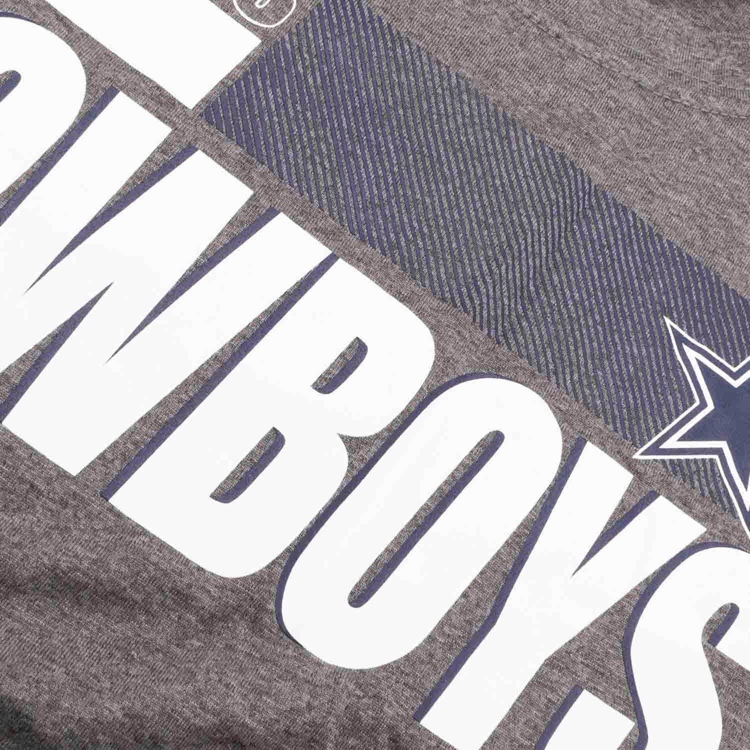 Nike T-Shirts Dallas Cowboys Nike NFL Team Name Sideline Legend Performance T-Shirt - Charcoal Heather