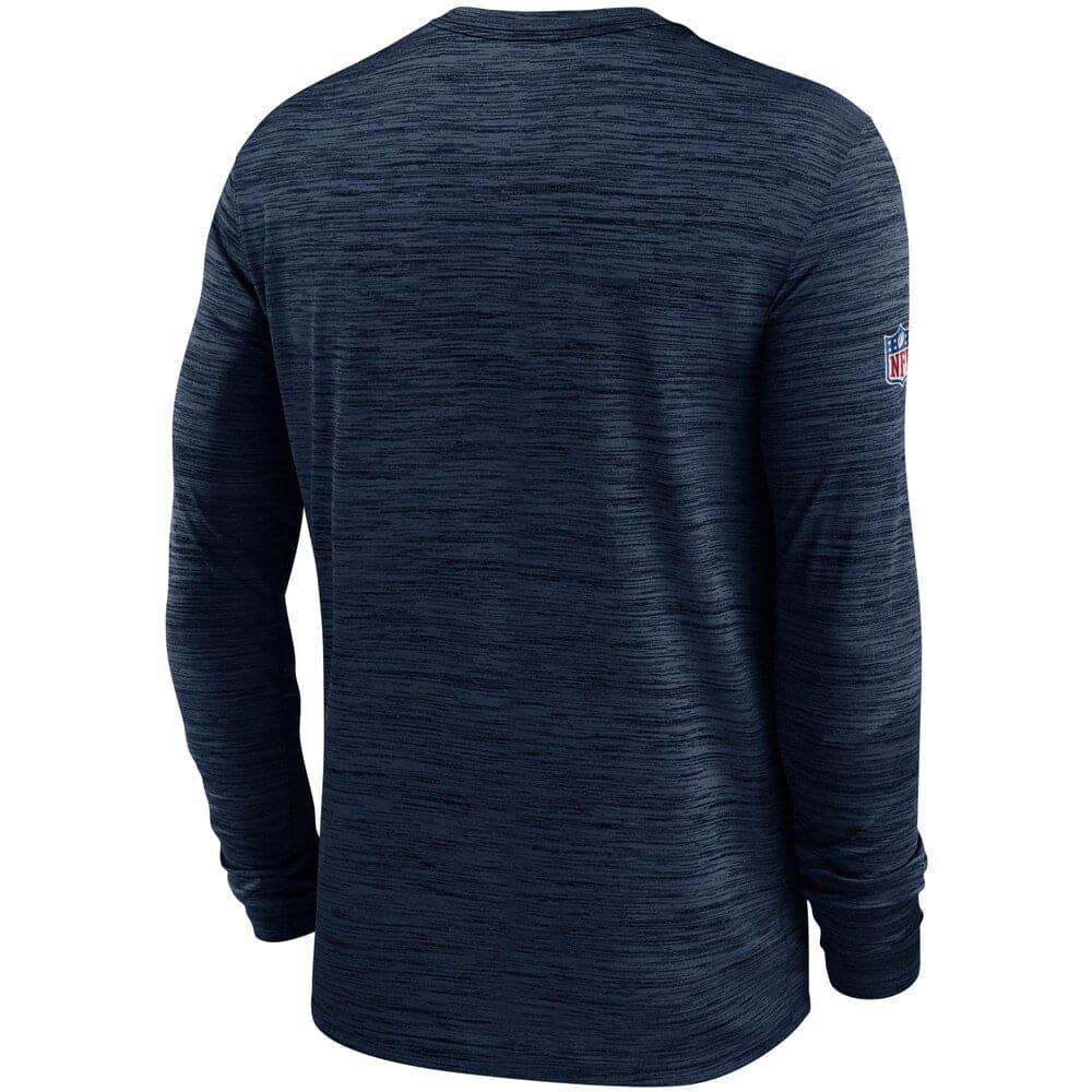 Nike T-Shirts Dallas Cowboys Nike NFL Velocity Sideline Performance Long Sleeve T-Shirt - Navy