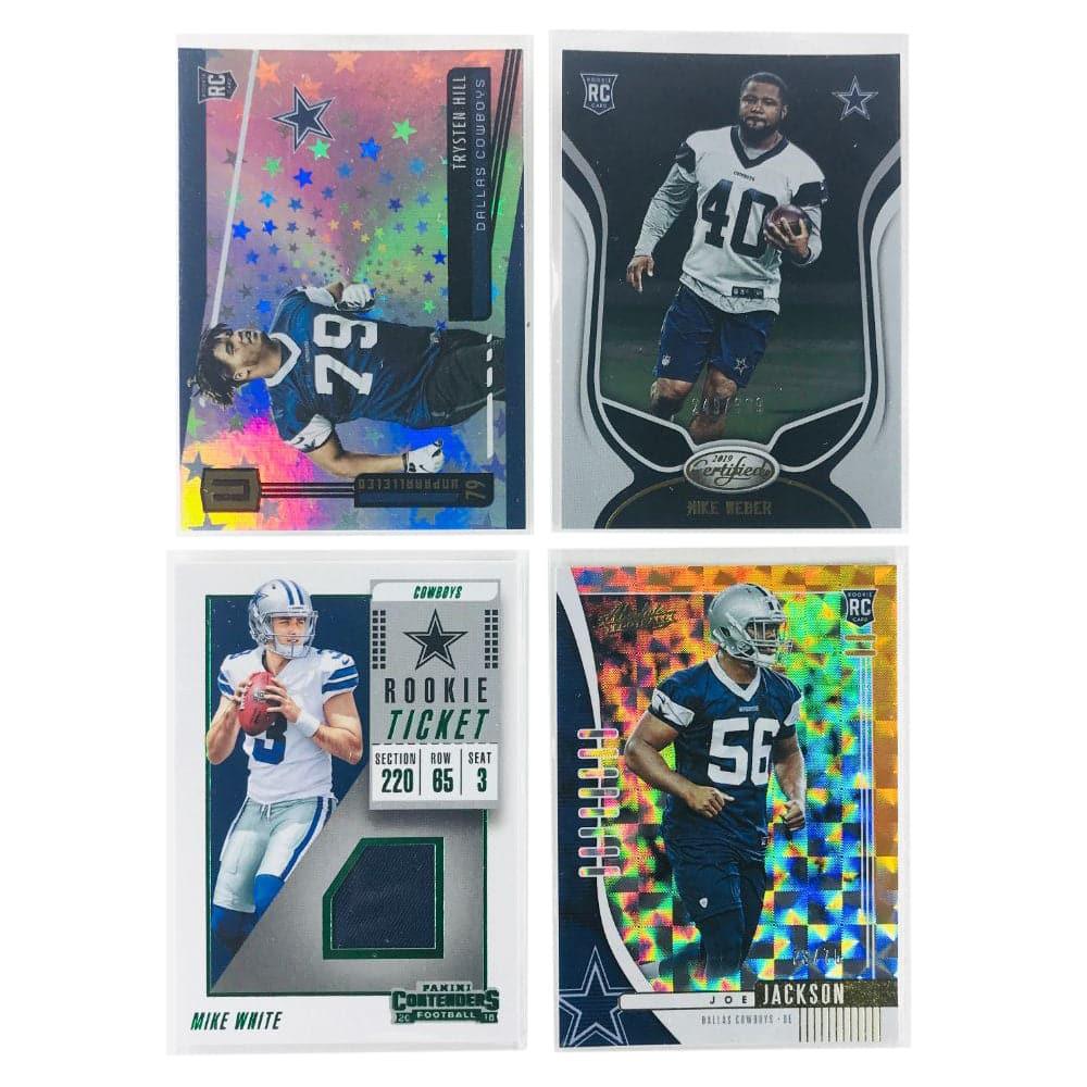 Panini Cards Dallas Cowboys Panini NFL 4 Rookie Numbered/Insert Card Set