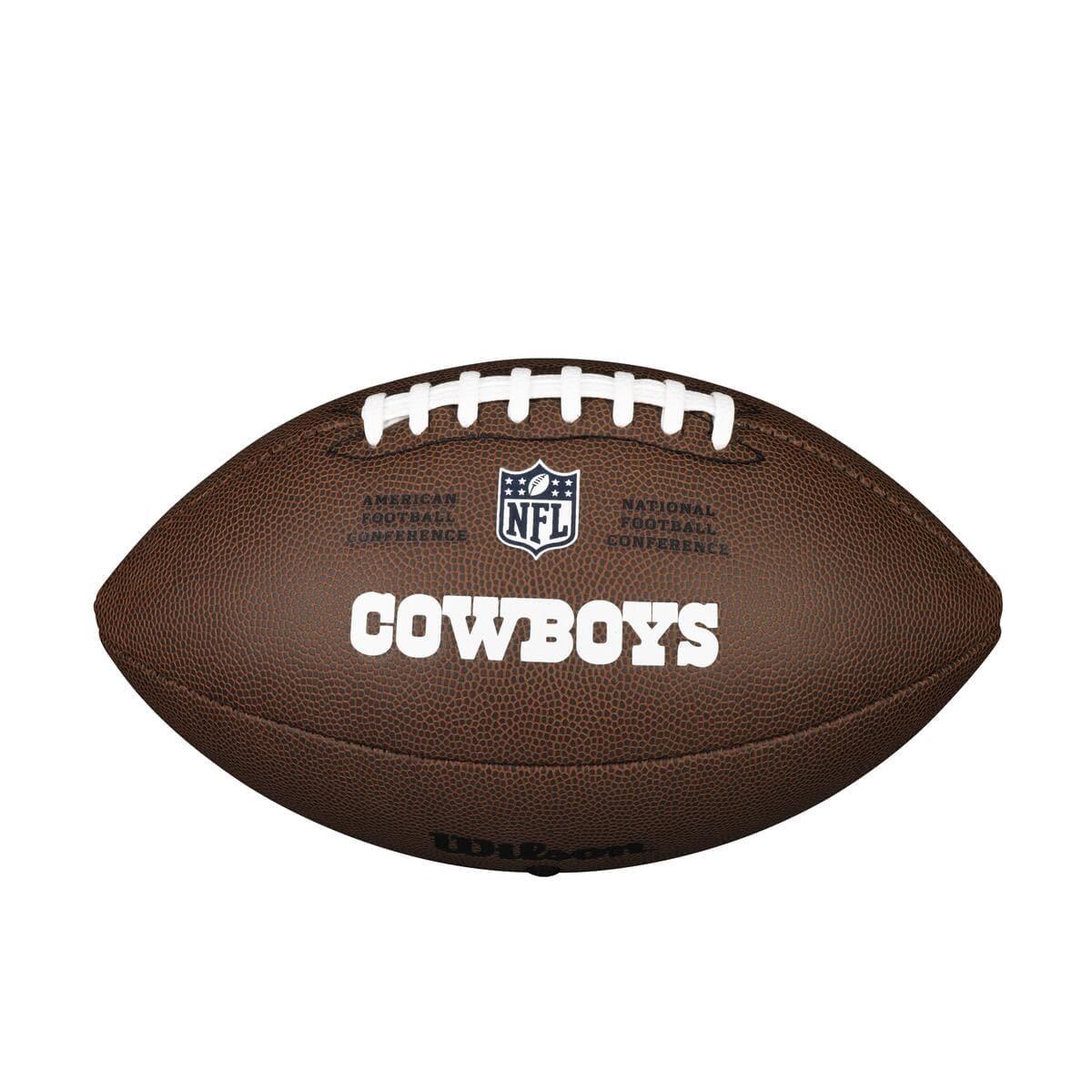 Wilson Sporting Goods Balls Dallas Cowboys Wilson NFL Team Full Size Football - Brown