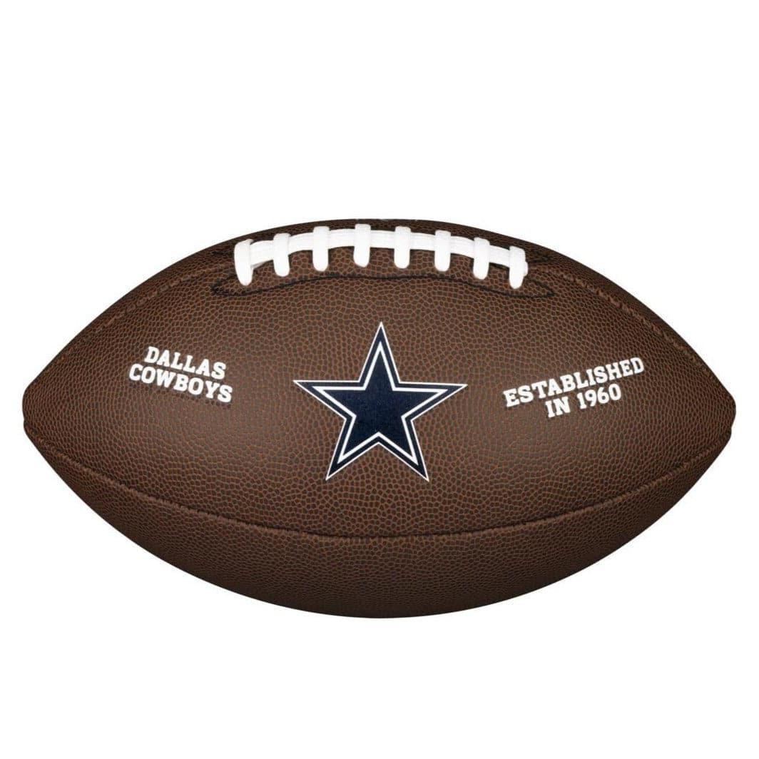 Wilson Sporting Goods Balls Dallas Cowboys Wilson NFL Team Full Size Football - Brown
