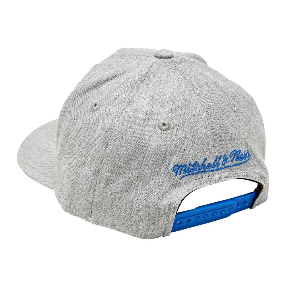Mitchell And Ness Caps Dallas Mavericks Mitchell & Ness NBA Team Curve Snapback Hat - Heather Grey
