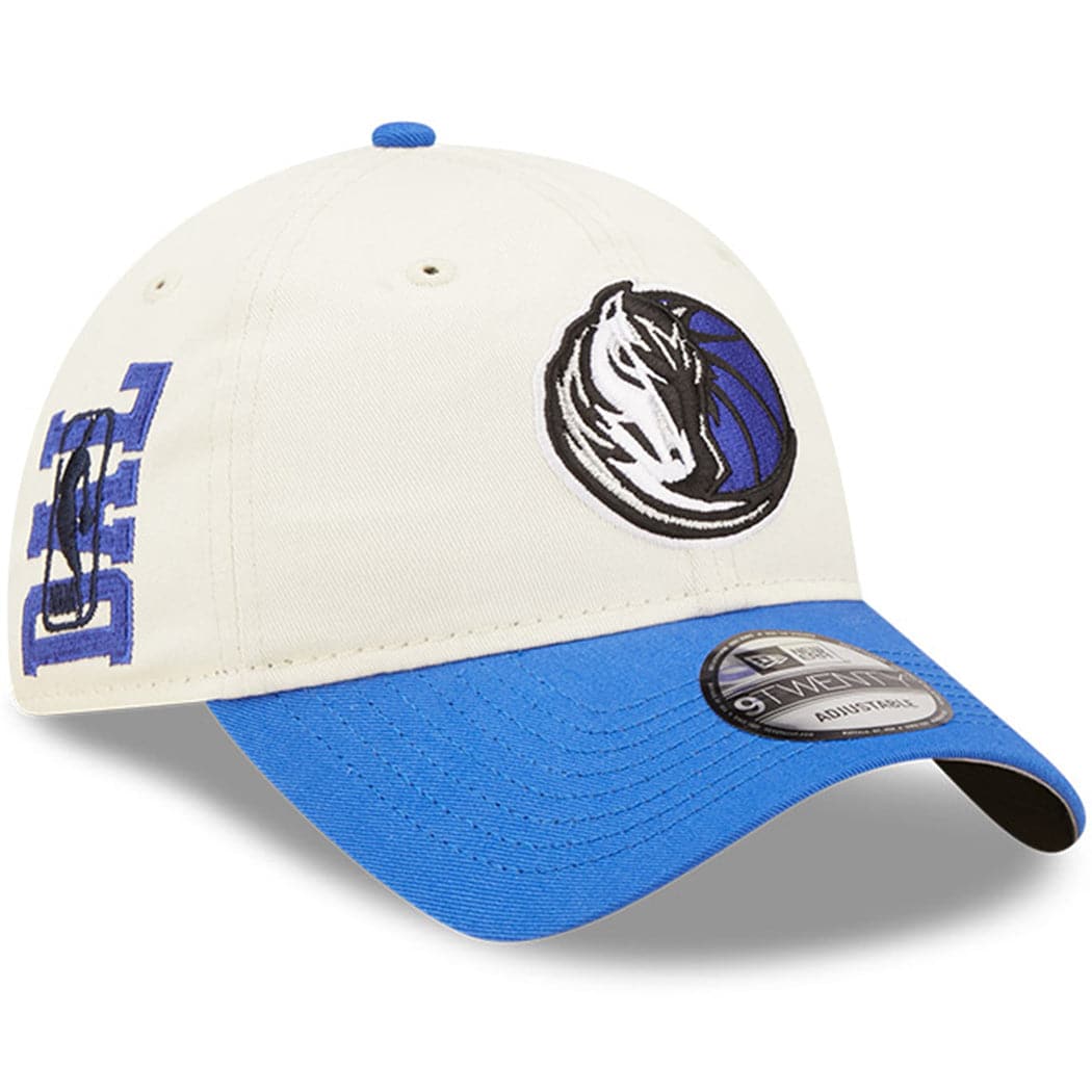 New Era Caps Dallas Mavericks New Era NBA 2022 Draft 9TWENTY Strapback Hat - Cream
