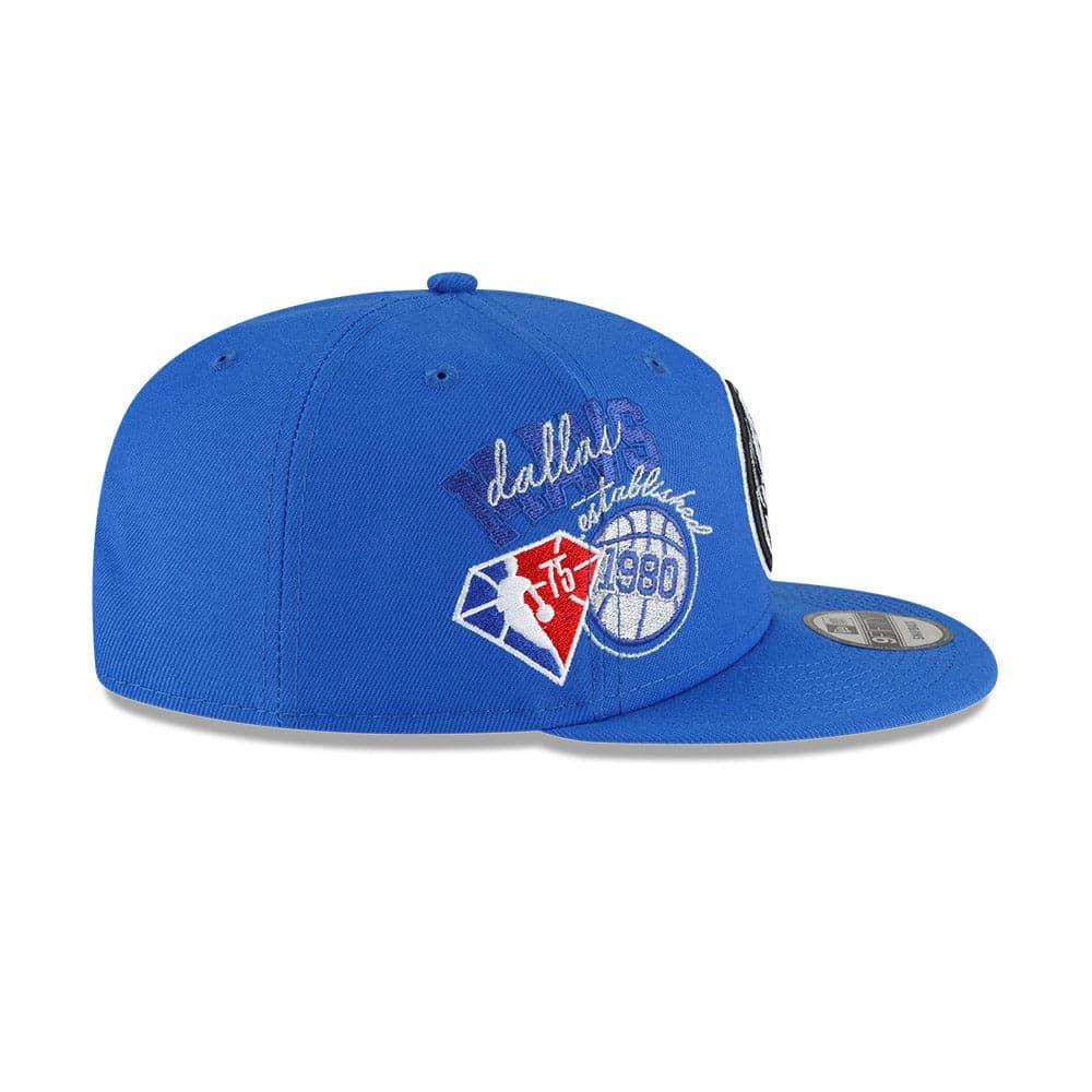 New Era Caps Dallas Mavericks New Era NBA 21-22 Back Half 9FIFTY Snapback Hat - Blue