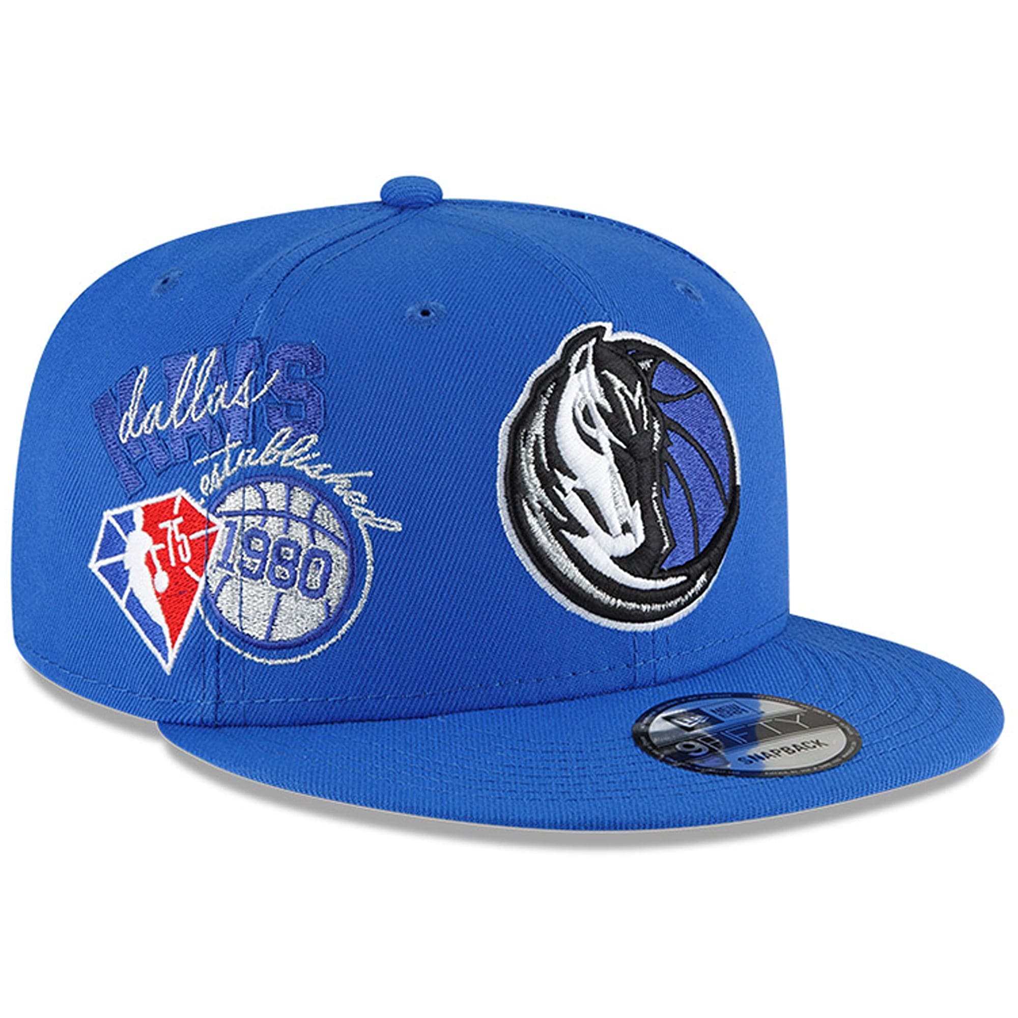 New Era Caps Dallas Mavericks New Era NBA 21-22 Back Half 9FIFTY Snapback Hat - Blue