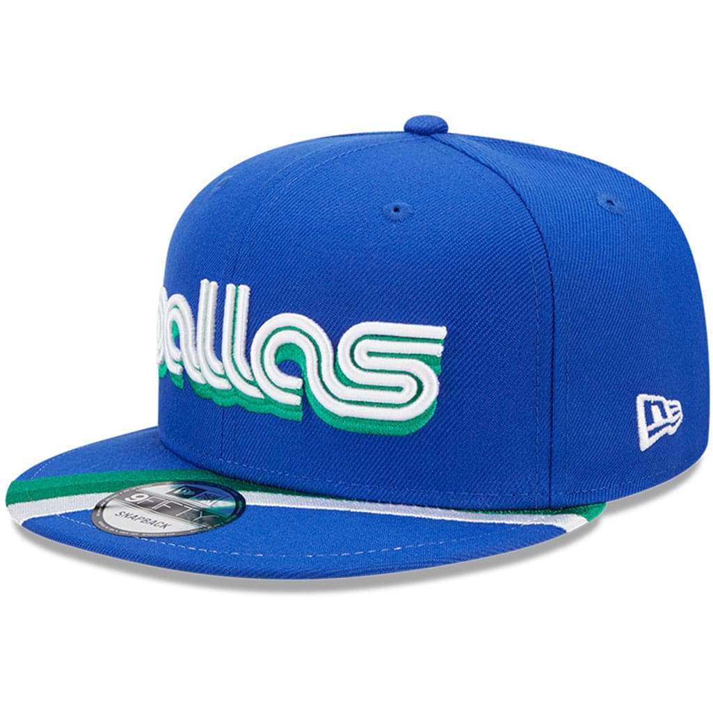 New Era Caps Dallas Mavericks New Era NBA 22-23 City Edition 9FIFTY Snapback Hat - Blue