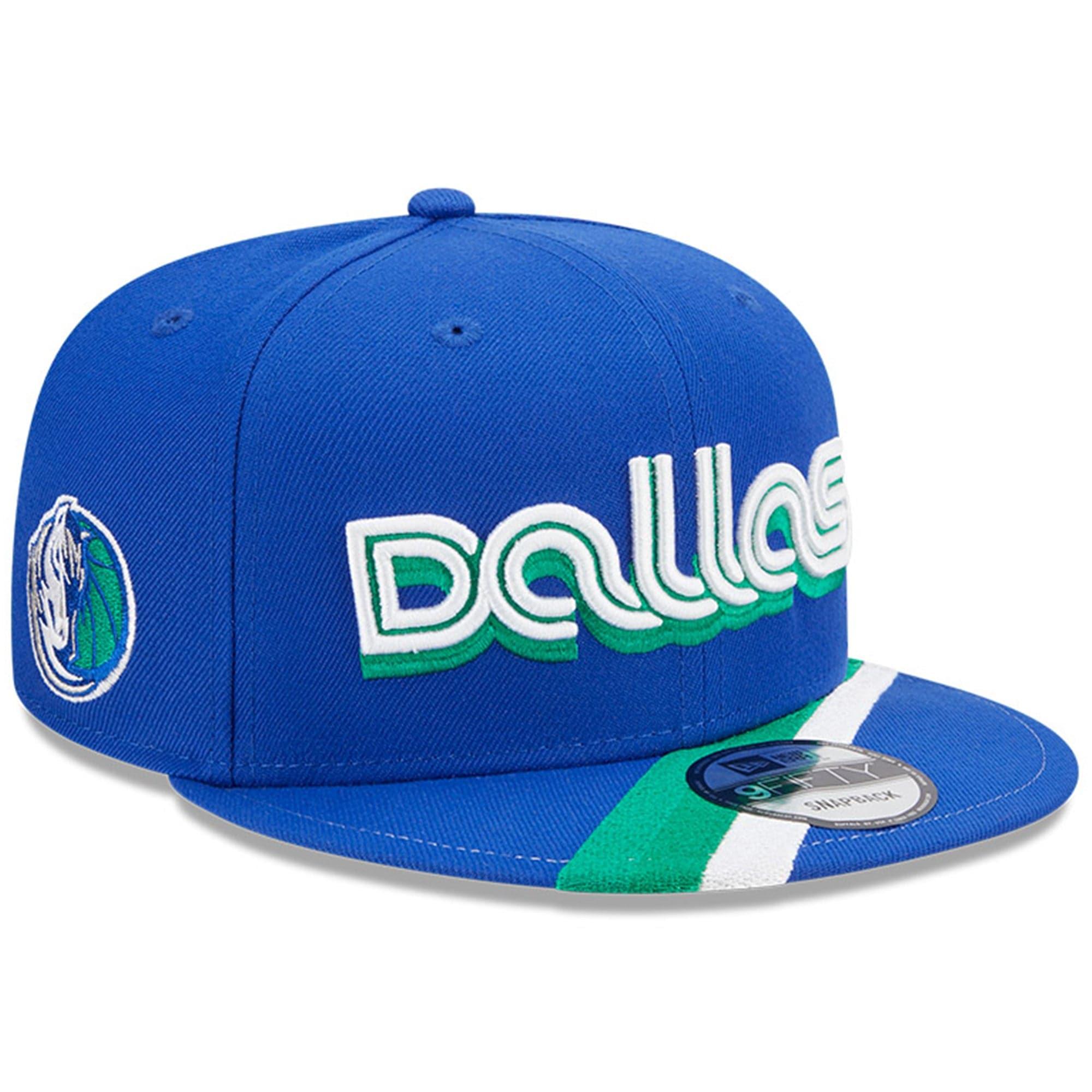 New Era Caps Dallas Mavericks New Era NBA 22-23 City Edition 9FIFTY Snapback Hat - Blue