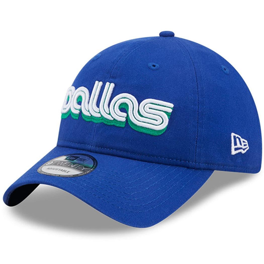 New Era Caps Dallas Mavericks New Era NBA 22-23 City Edition 9TWENTY Strapback Hat - Blue