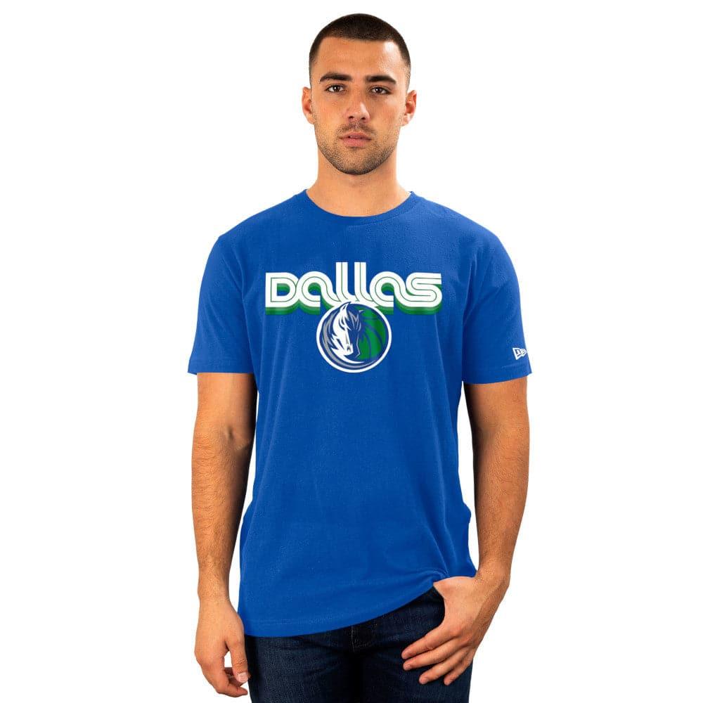 New Era T-Shirts Dallas Mavericks New Era NBA 22-23 City Edition T-Shirt - Blue
