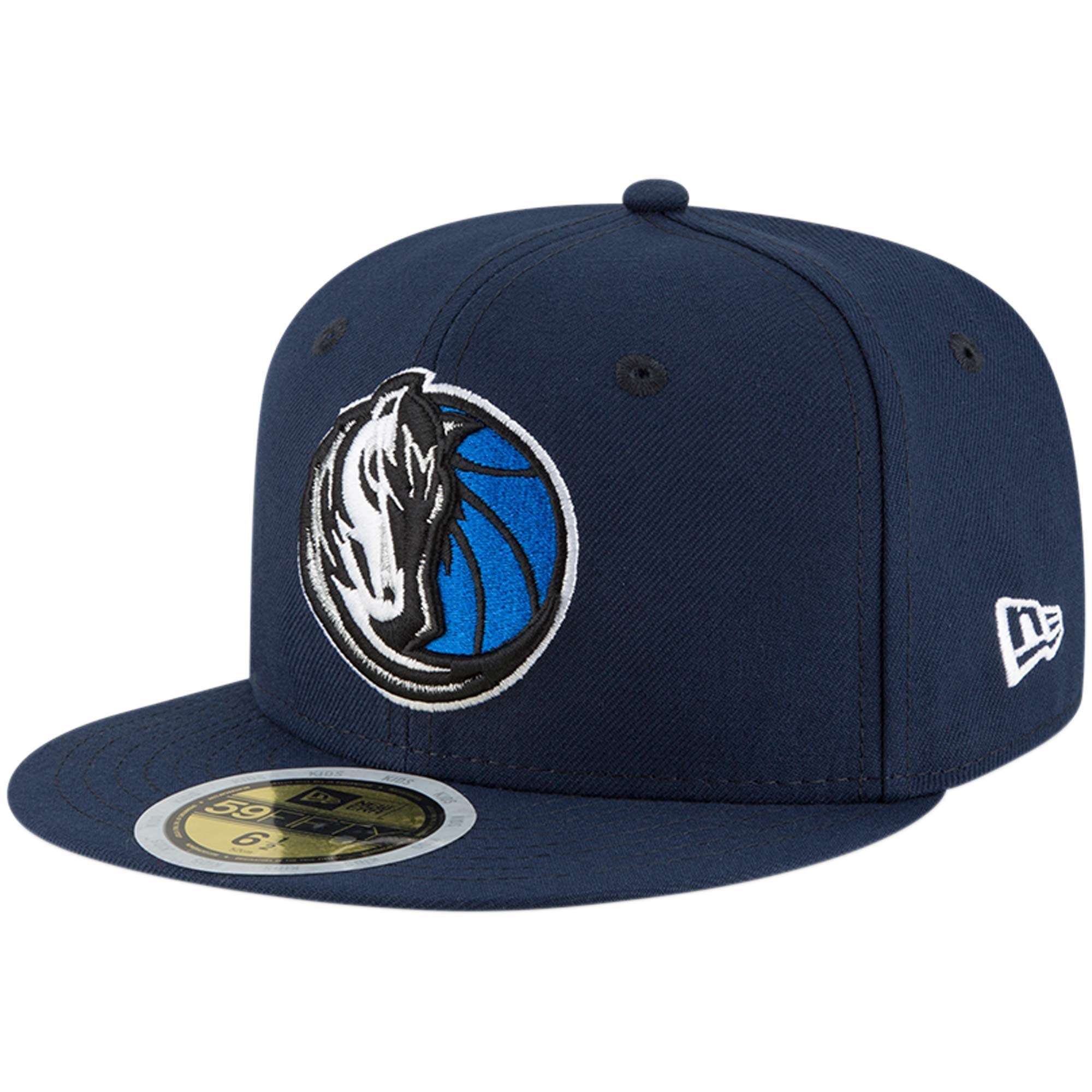 New Era Caps 7 1/4 Dallas Mavericks New Era NBA Team 59FIFTY Fitted Hat - Navy
