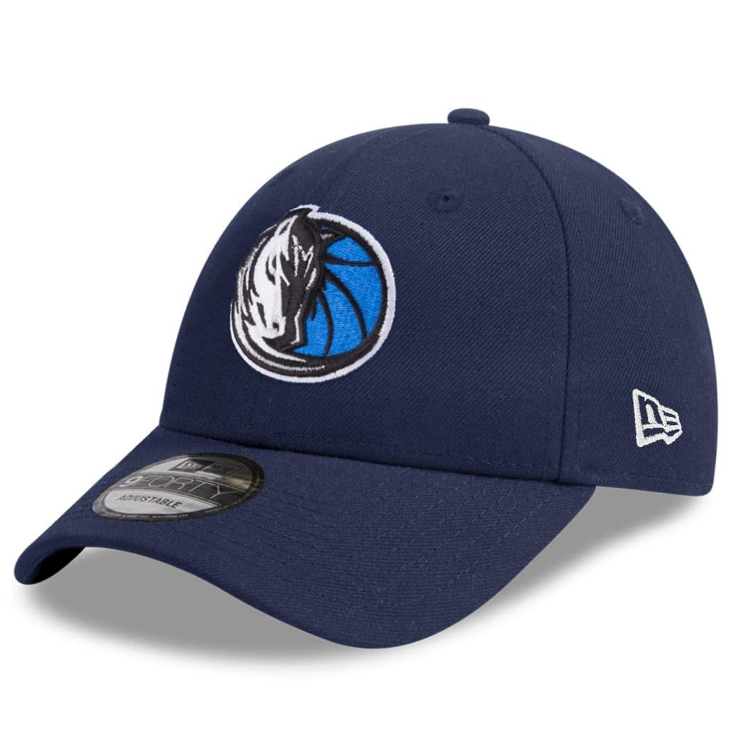 New Era Caps Dallas Mavericks New Era NBA Team 9FORTY Snapback Curve Hat - Navy
