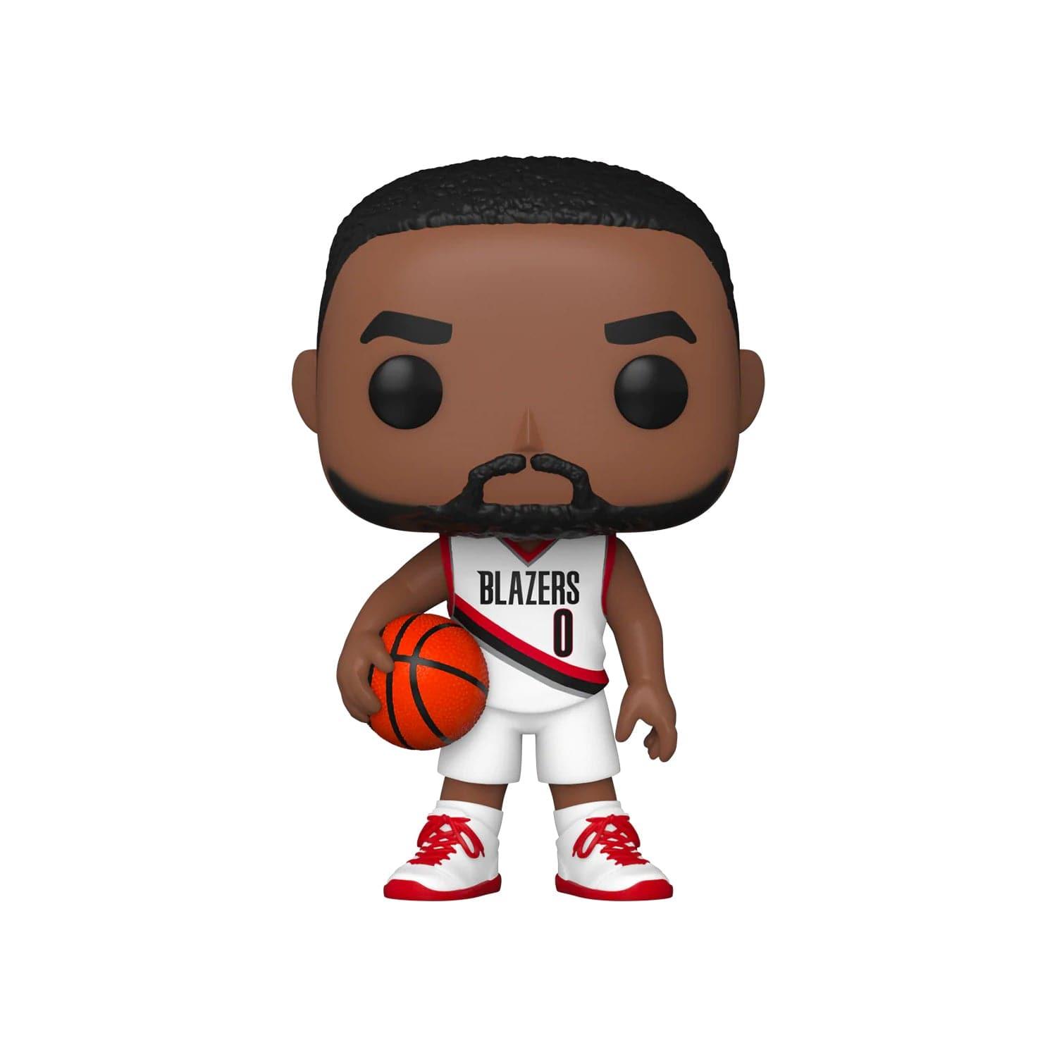 Funko Figures Damian Lillard Portland Trail Blazers Funko NBA Pop 155 3.75" Figure - White
