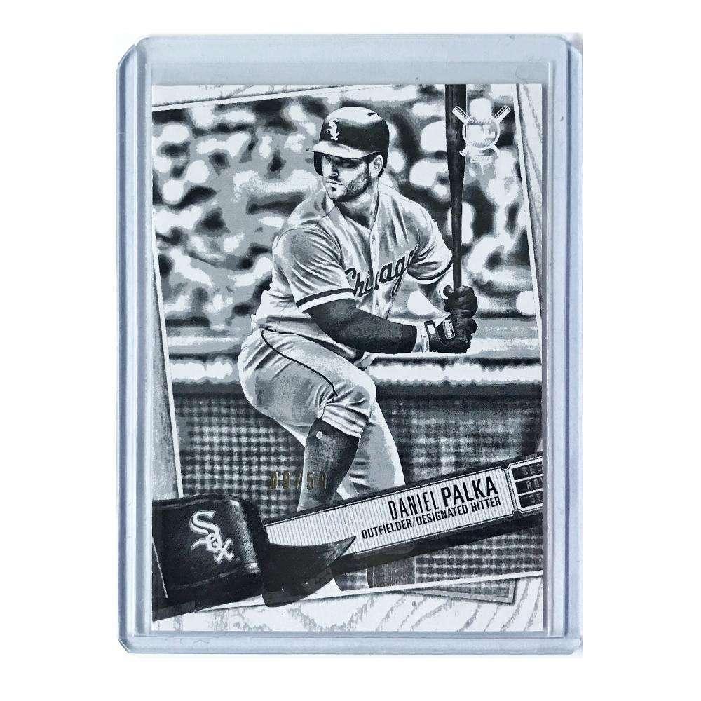 Topps Cards Daniel Palka Chicago White Sox 2019 Topps Big League Artist Rendition 09/50 #156 Card