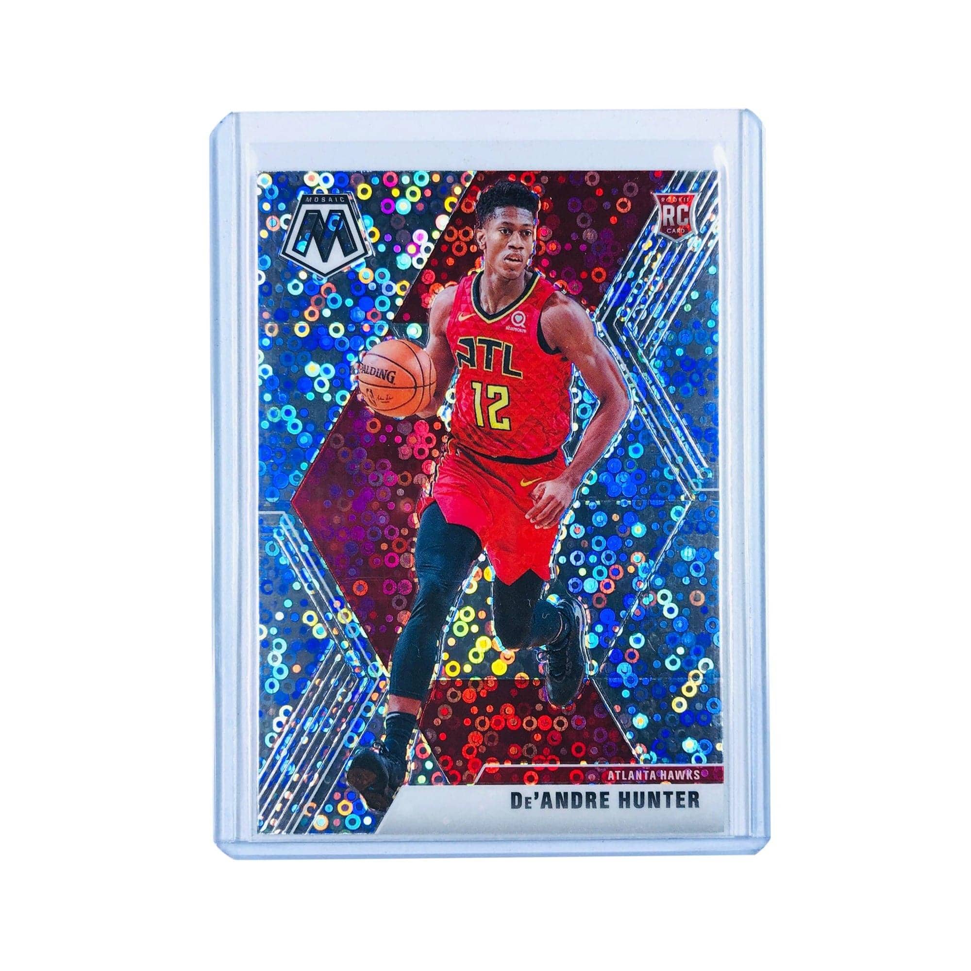 Panini Cards De'Andre Hunter Atlanta Hawks 2019-20 Panini Mosaic NBA Silver Disco Prizm Rookie Card