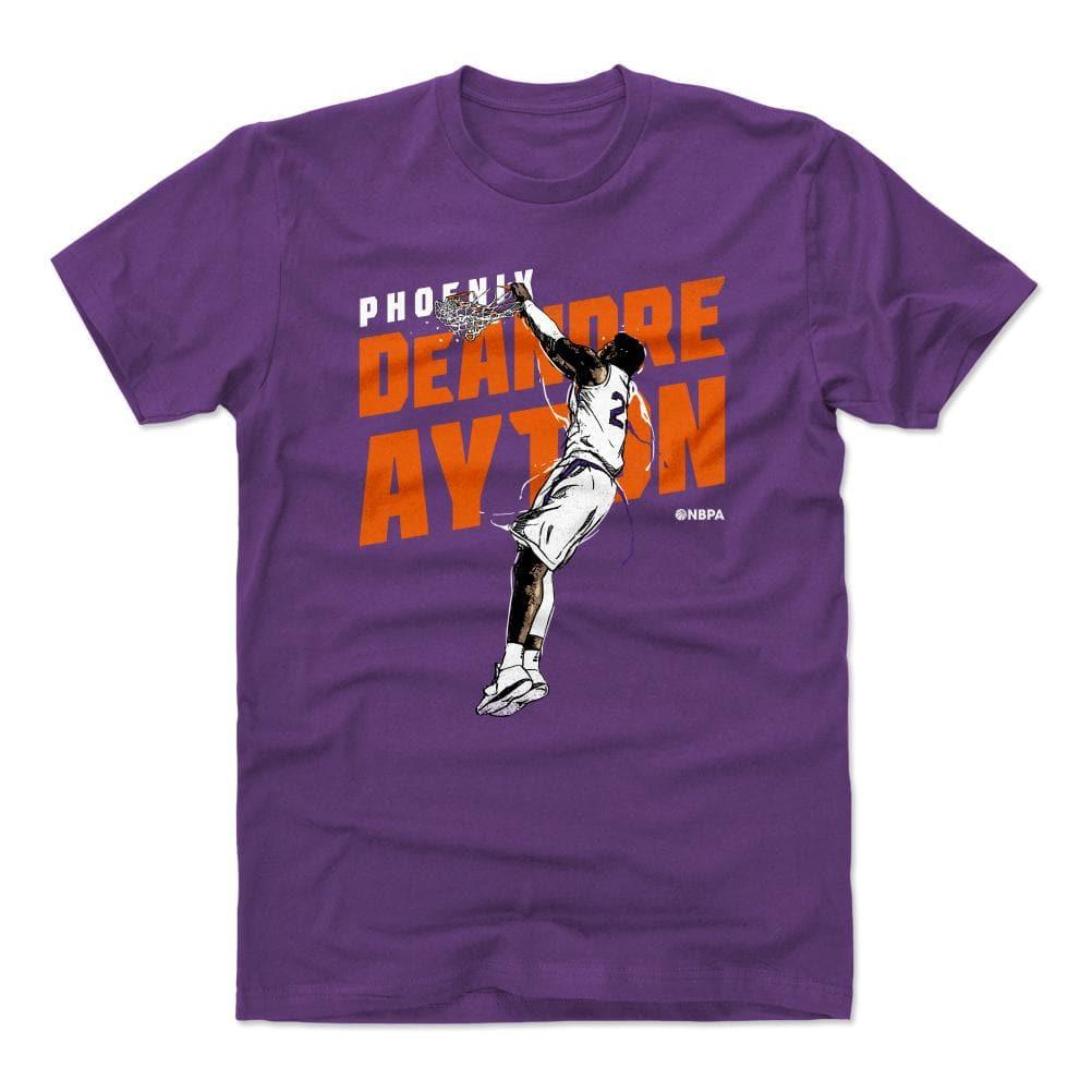 500 Level T-Shirts DeAndre Ayton Phoenix Suns 500 Level NBA Slam T-Shirt - Purple