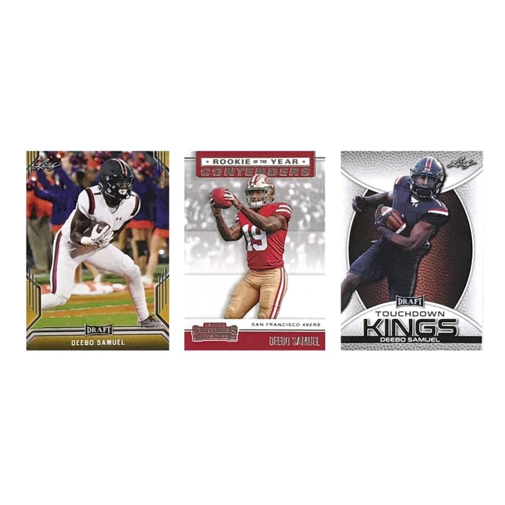 Panini Cards Deebo Samuel San Francisco 49ers 2019 Panini NFL 3 Insert Card Set