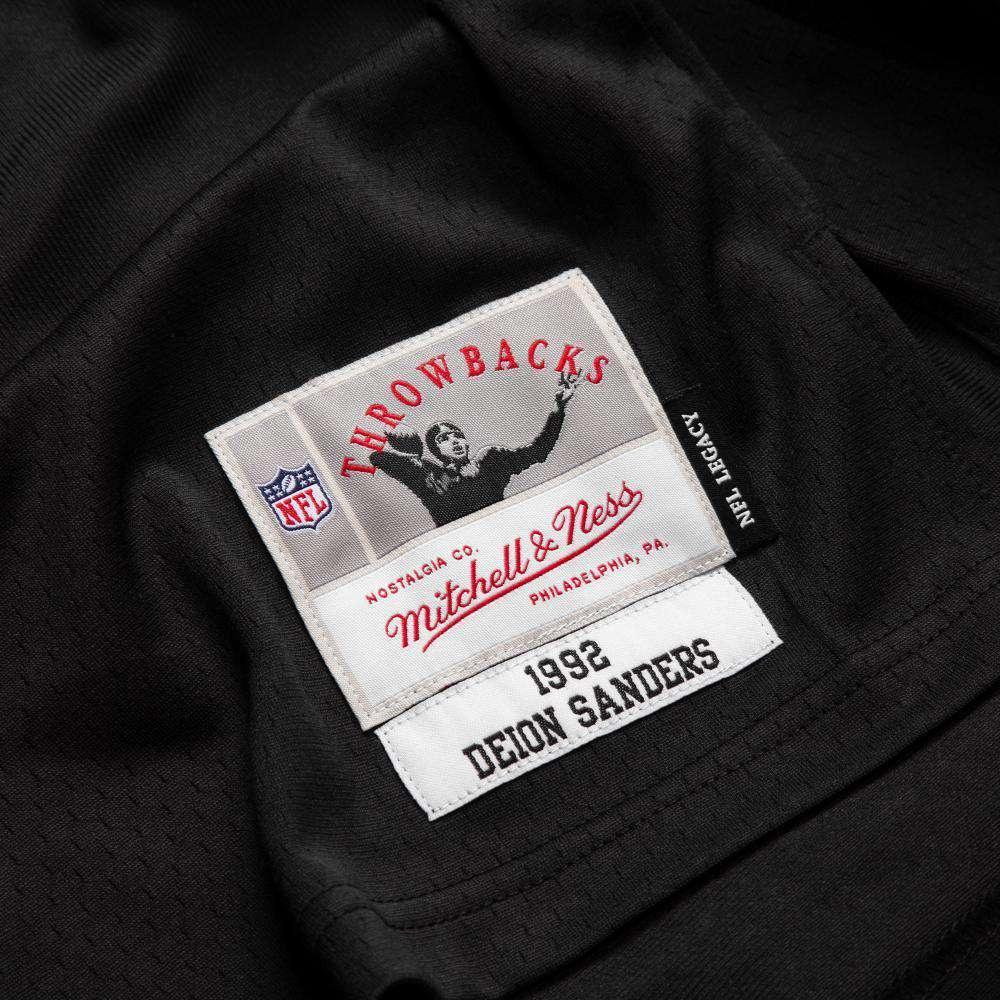 Mitchell And Ness Jerseys Deion Sanders Atlanta Falcons Mitchell & Ness NFL Legacy Jersey - Black