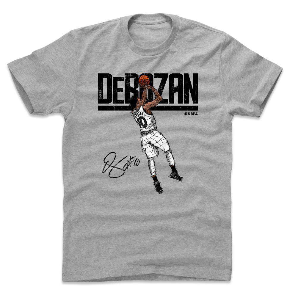 500 Level T-Shirts Demar Derozan San Antonio Spurs 500 Level NBA Hyper T-Shirt - Grray