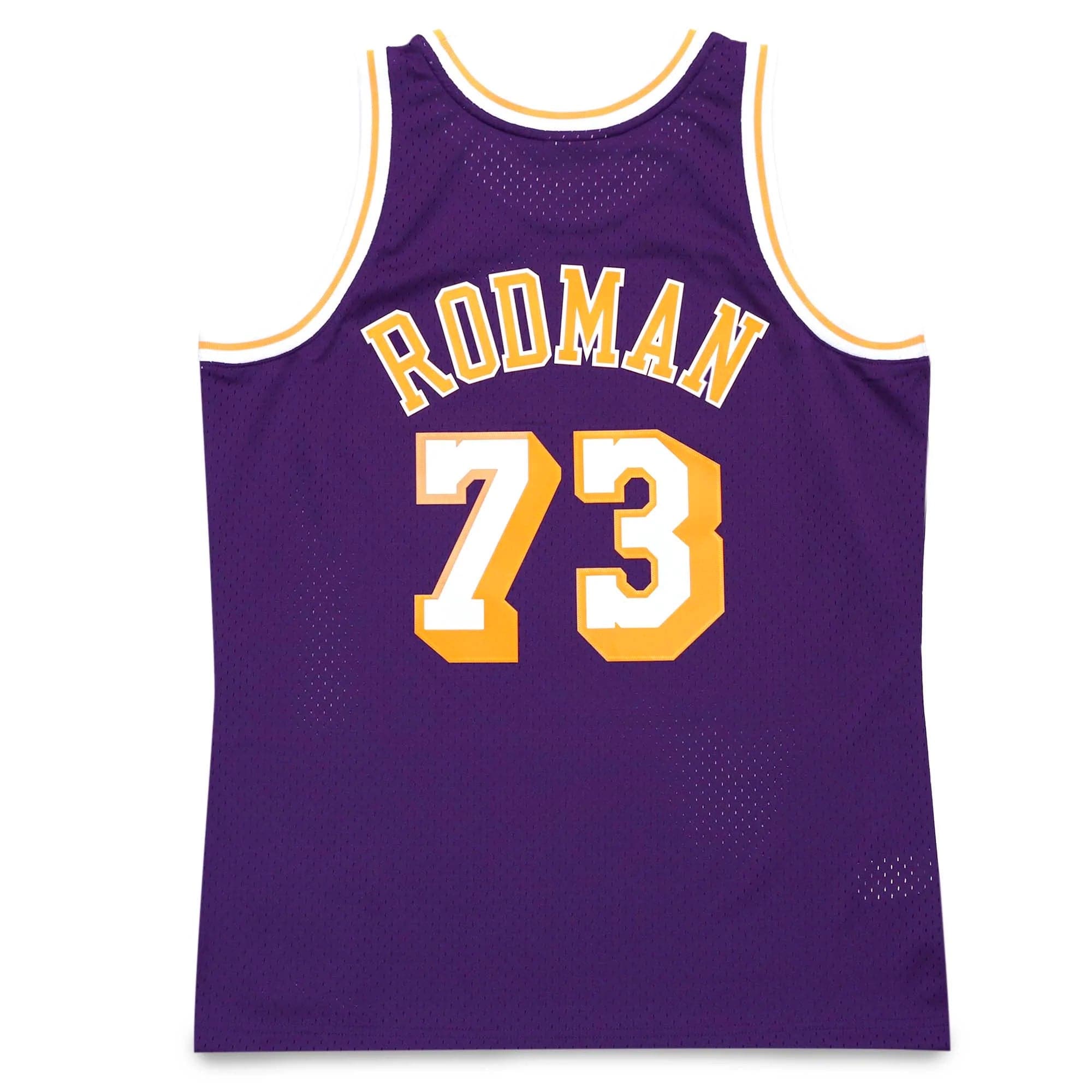 Mitchell And Ness Jerseys Dennis Rodman Los Angeles Lakers 98-99 Road Mitchell & Ness NBA Swingman Jersey - Purple